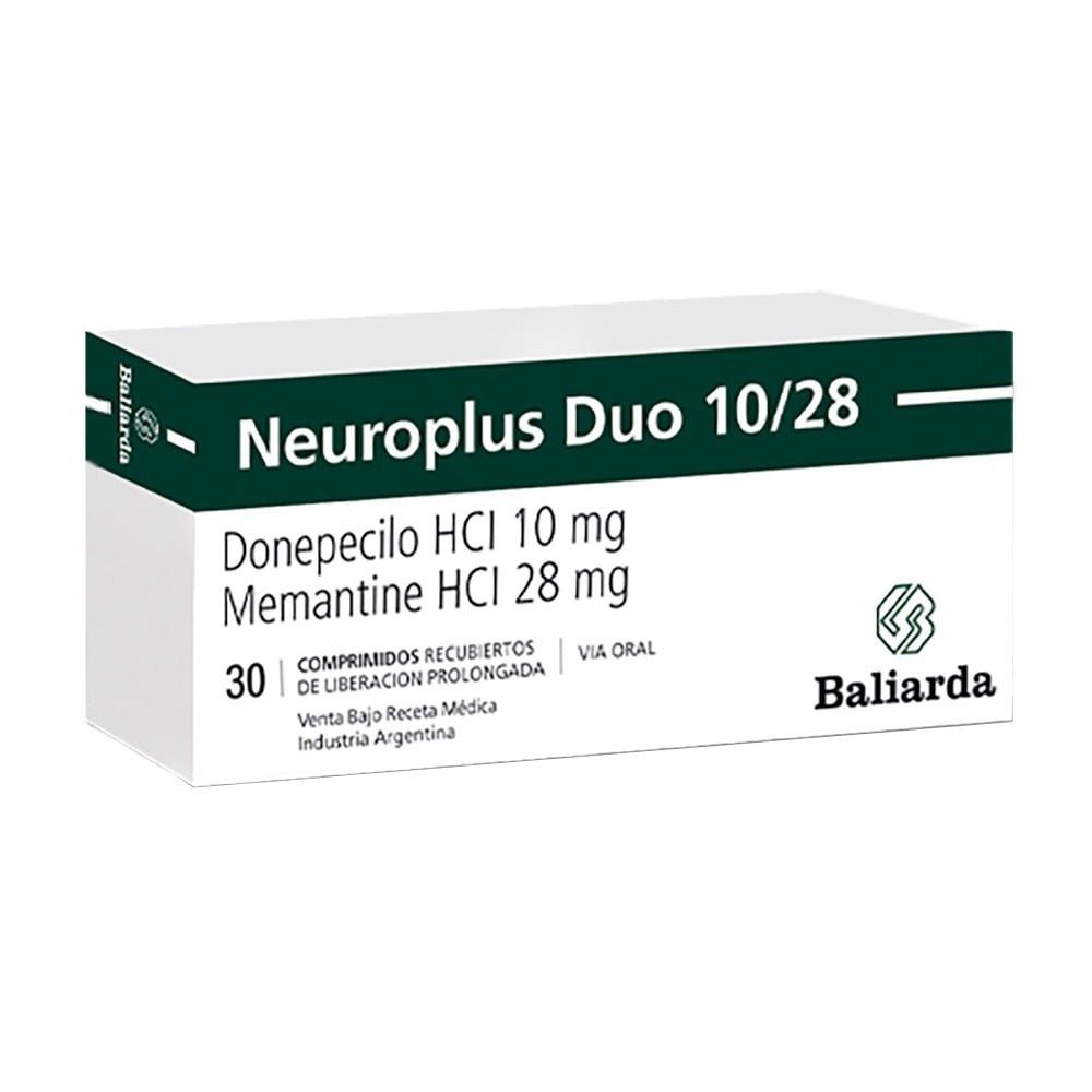 Neuroplus Duo 10/28 mg 30 Comprimidos Recubiertos LP