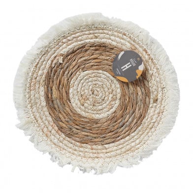 Individual Farma Hogar Circular Marrón 30 cm