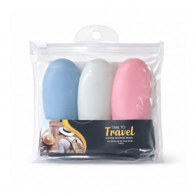 Set Travel Botellas de Viaje 60 ml 3 Unidades