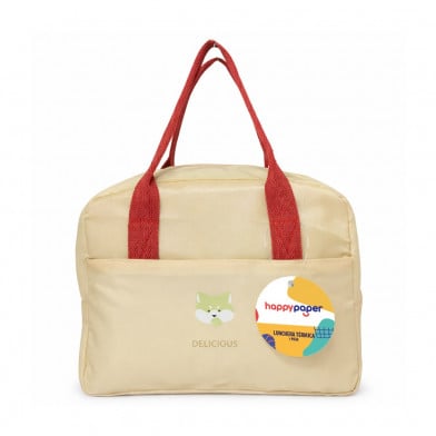 Lunchera Térmica Happy Paper Beige