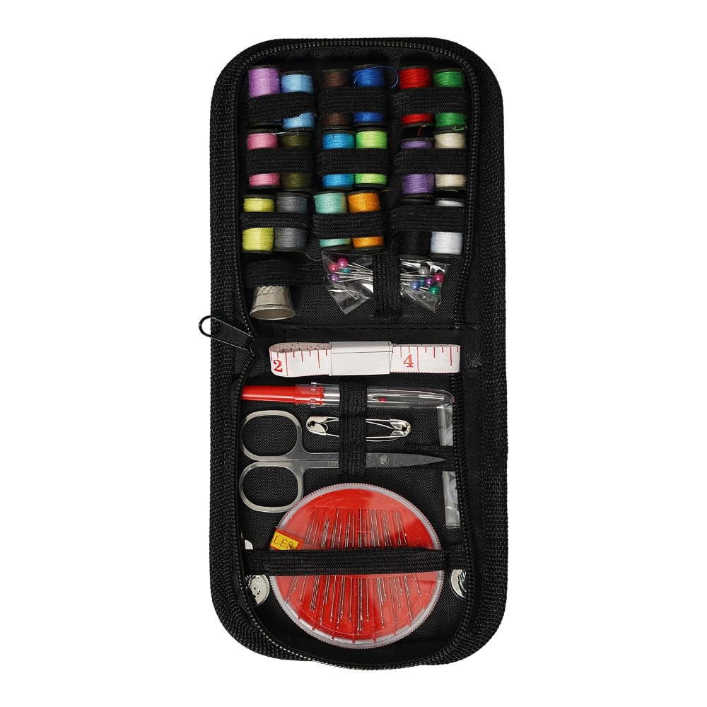 Kit de Costura Farma Hogar Negro 65 Piezas
