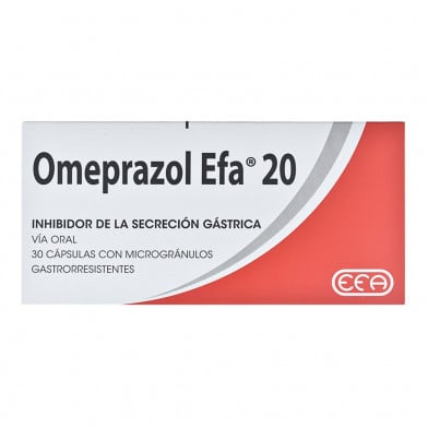 Omeprazol Efa 20 mg 30 Cápsulas Gastrorresistentes