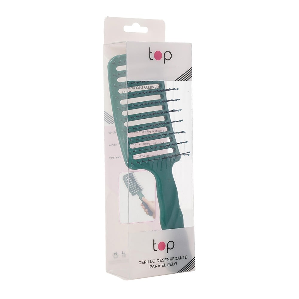 Cepillo Desenredante Top Verde 