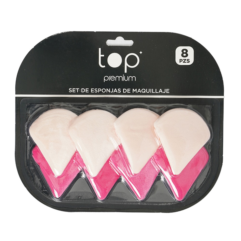 Set Esponjas de Maquillaje Top Premium 8 Unidades