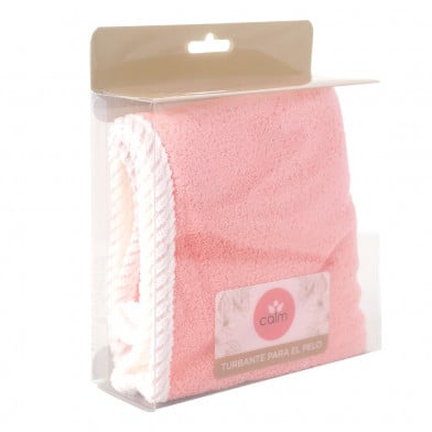 Turbante para Ducha Calm Rosada