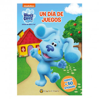 Libro Blue's Clues - un día de juegos con stickers