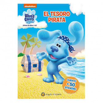 Libro Blue's Clues - un tesoro pirata con stickers
