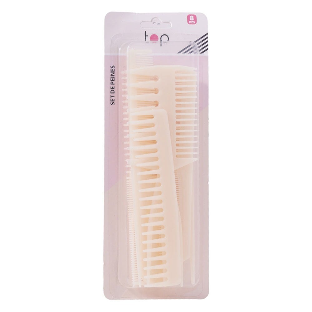 Set de Peines Top Amarillo 6 Unidades