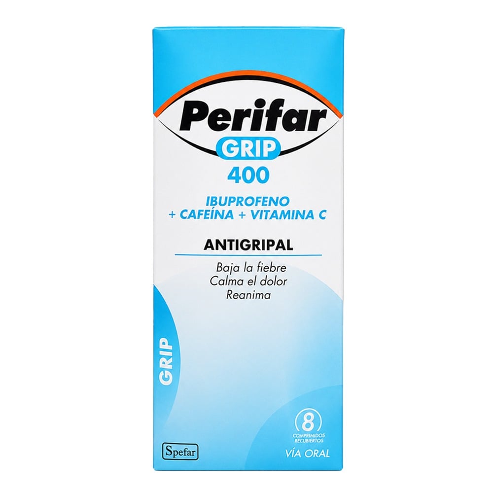 Perifar Grip 400 mg 8 Comprimidos Recubiertos