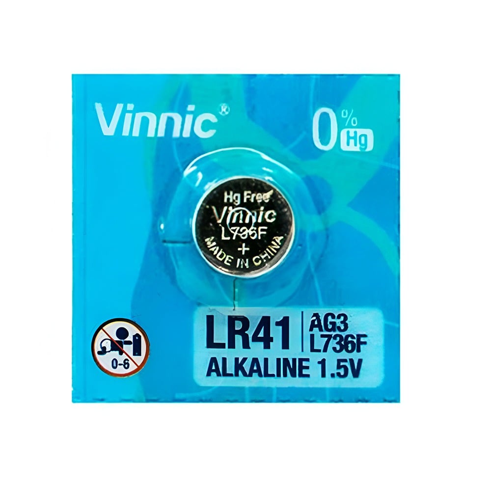 Pila Vinnic LR41 1 Unidad