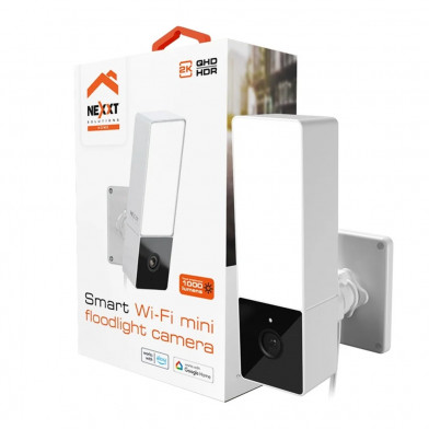 Cámara de Vigilancia Nexxt Inteligente de Exterior Wifi 2K con Luz
