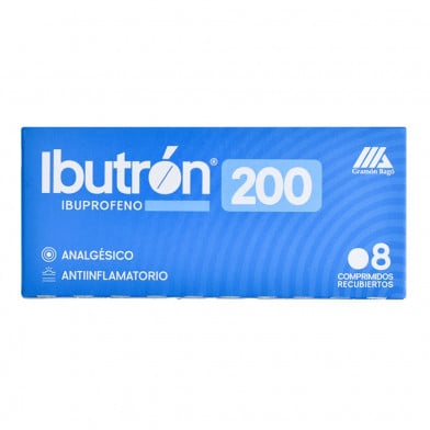 Ibutrón 200 Mg 8 Comprimidos Recubiertos