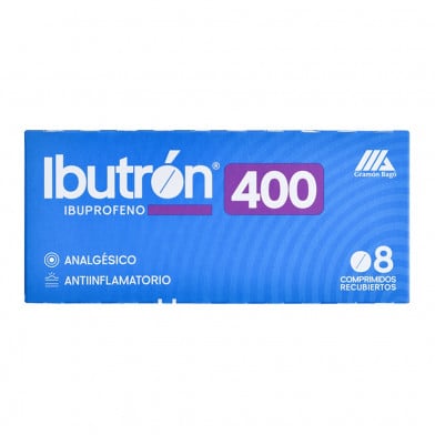 Ibutrón 400 mg 8 Comprimidos Recubiertos