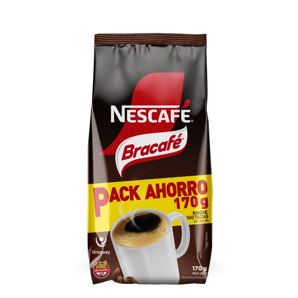 Café Nescafe Bracafe Pack Ahorro 170 g