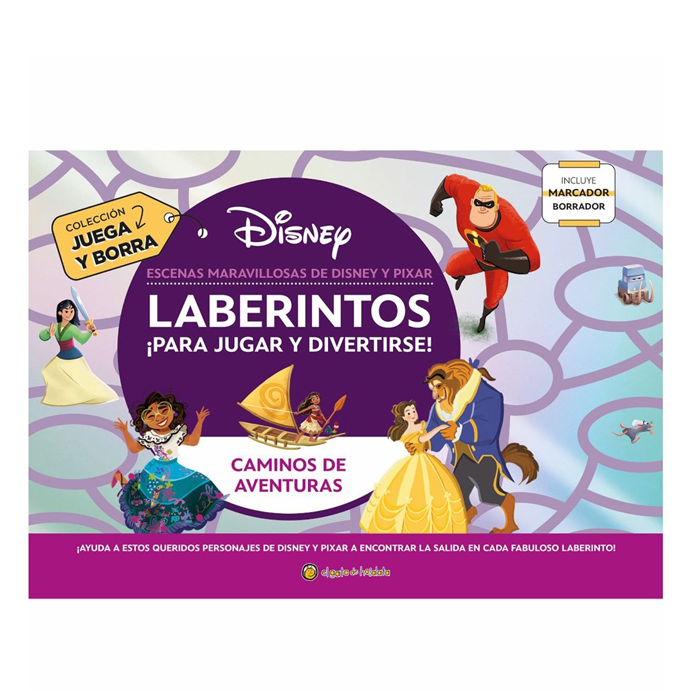 Libro Laberintos Disney - caminos de aventura
