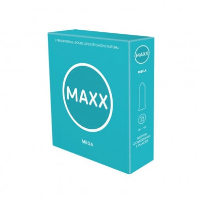 Preservativos Maxx Mega 3 Unidades