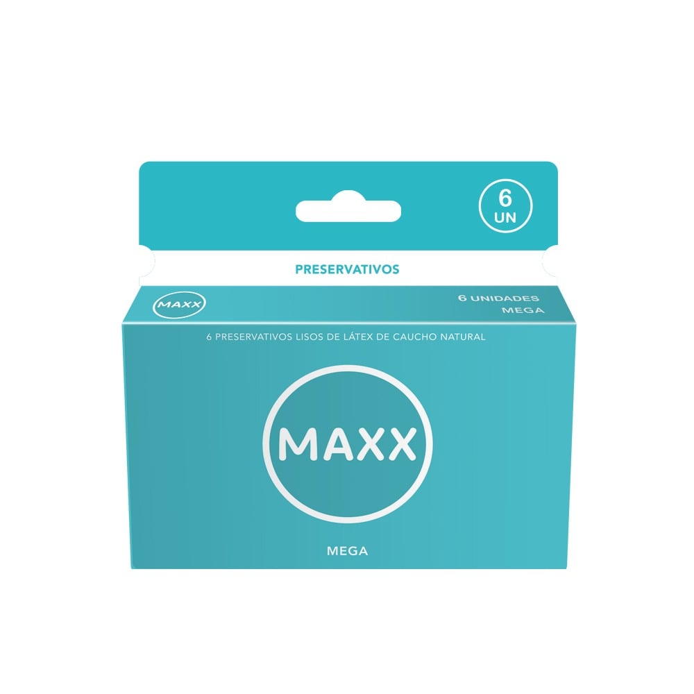 Preservativos Maxx Mega 6 Unidades