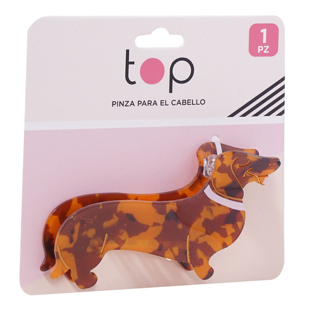 Pinza para el Pelo Top Salchicha 1 Unidad