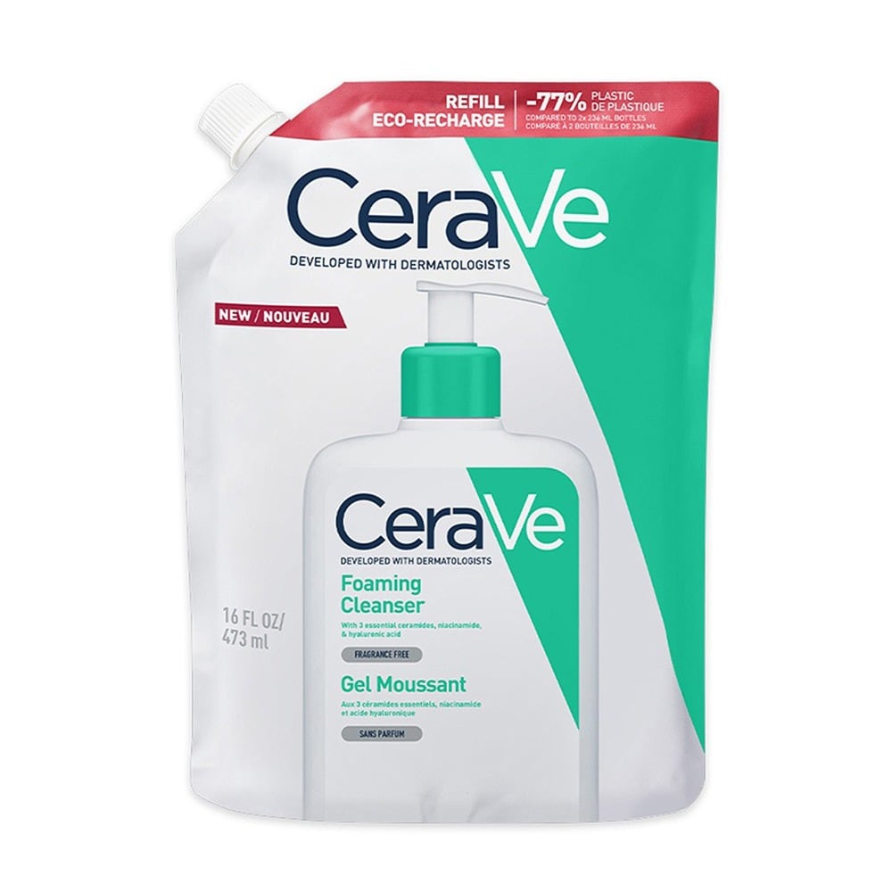 Gel CeraVe Limpiador Espumoso Refill 473 ml