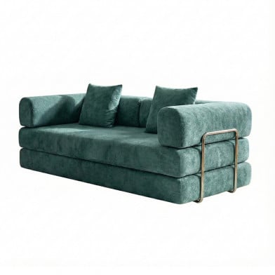 Sillón 2 Cuerpos Comprimido Verde