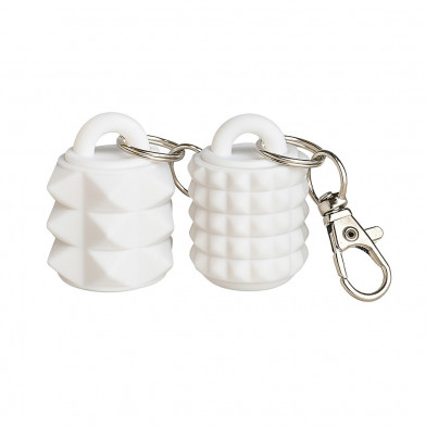 Llavero Porta Gloss Top Blanco 1 Unidad Diseños Surtidos