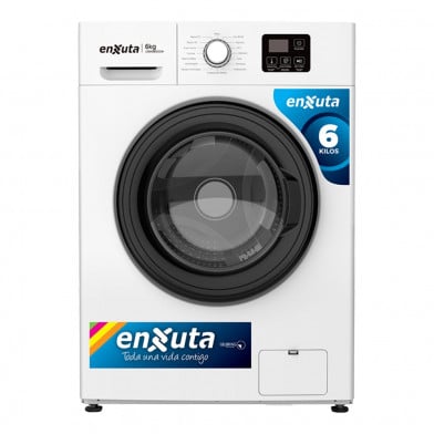 Lavarropas Enxuta LENX0650DW Carga Frontal 6 kg