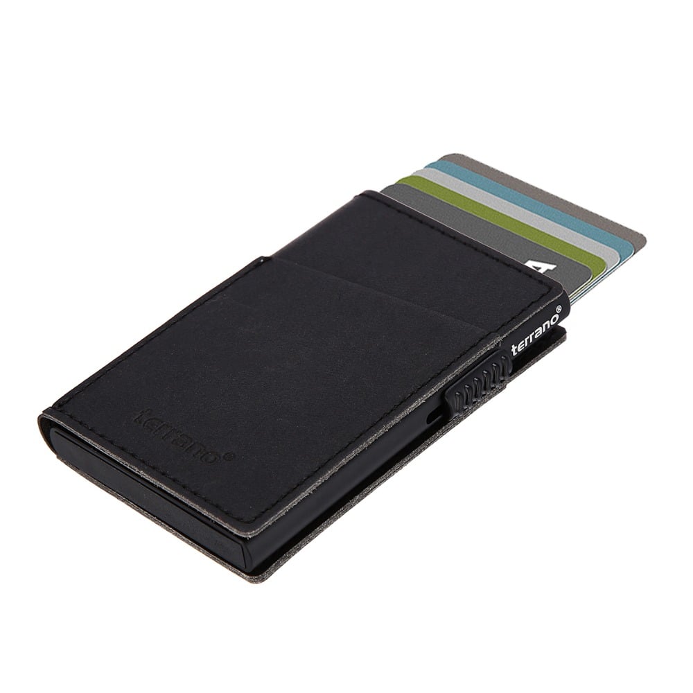 Billetera de Hombre Terrano R324 Anticlonación Negra 
