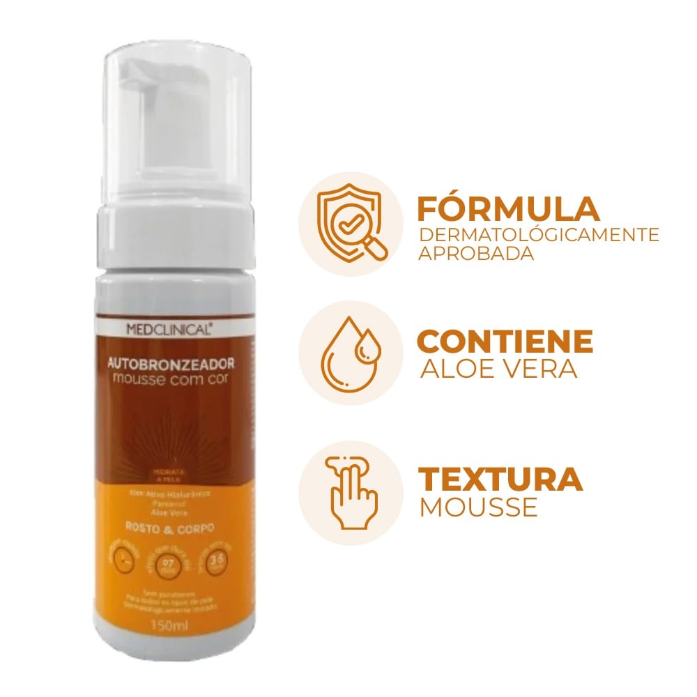 Mousse Autobronceante Medclinical 150 ml  