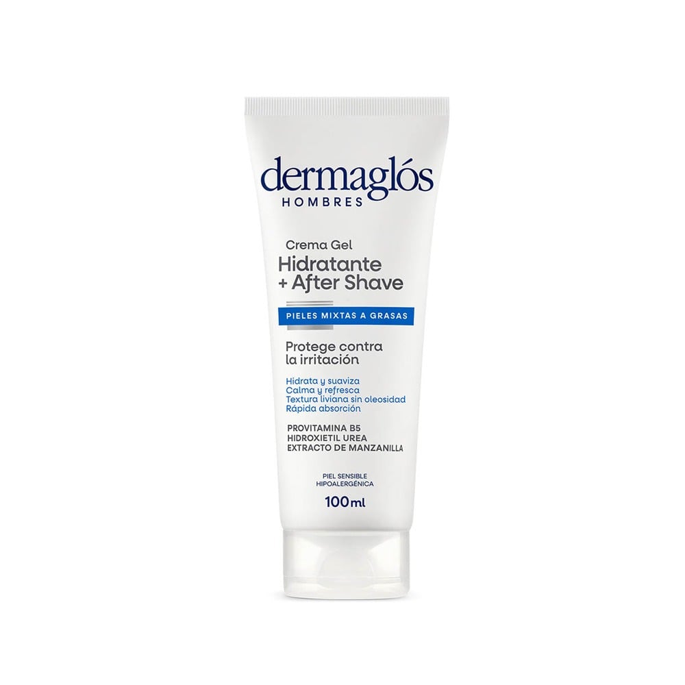 Crema Gel Dermaglós Hombres Hidratante y After Shave 100 ml 