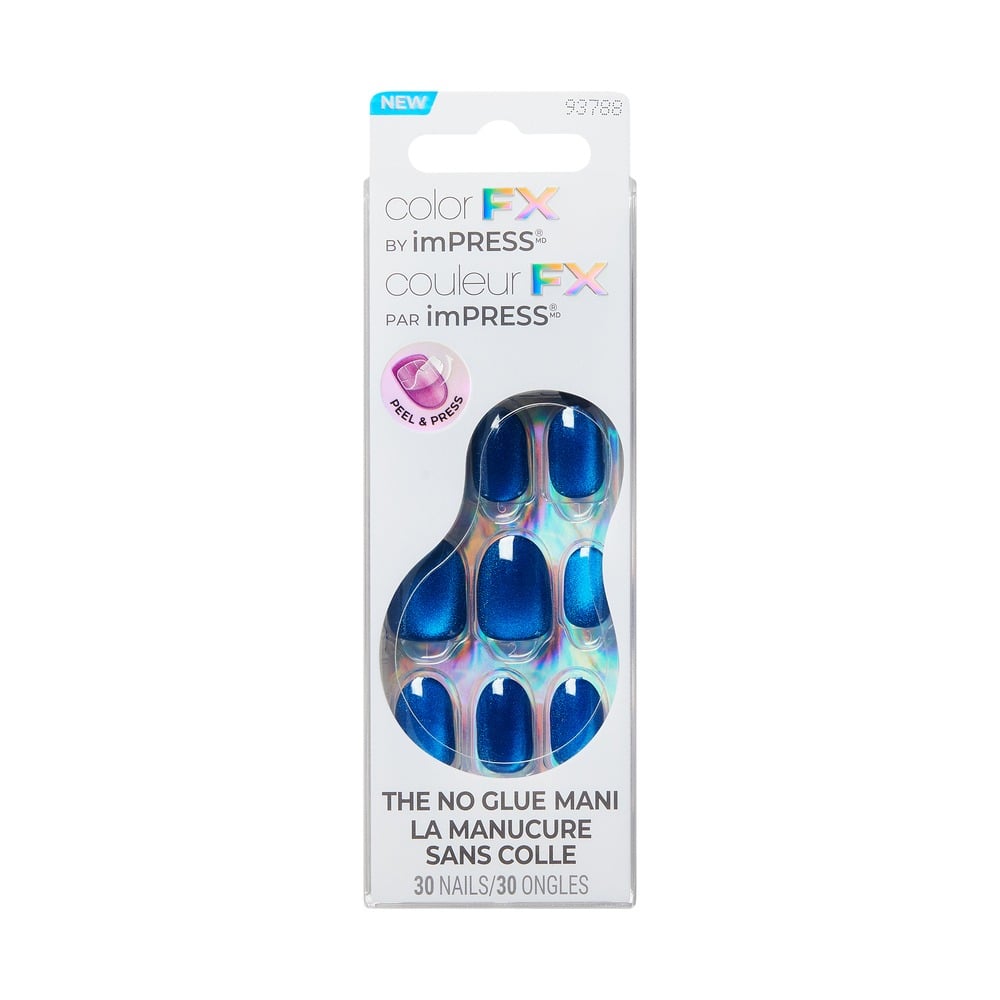 Uñas Adhesivas Kiss imPRESS Color FX Reconnect 30 Unidades