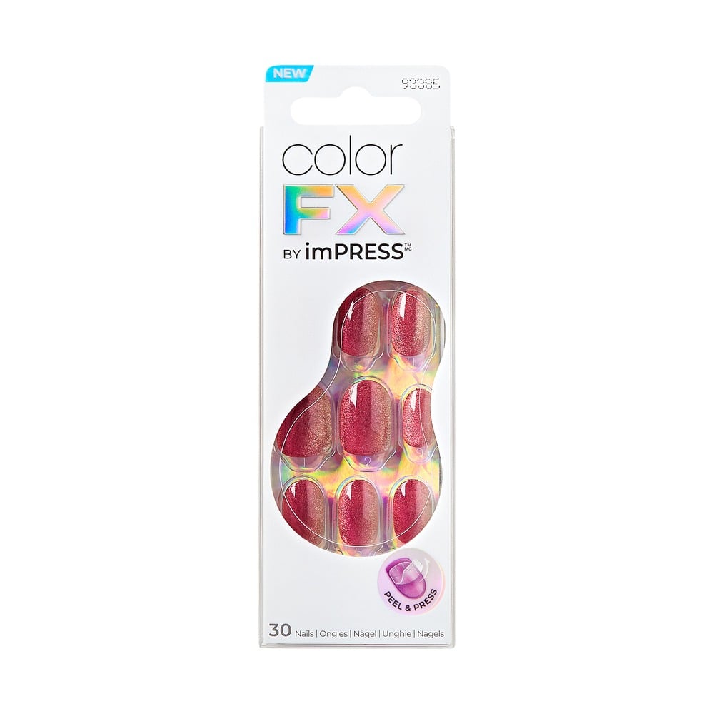 Uñas Adhesivas Kiss imPRESS Color FX Walk Out 30 Unidades