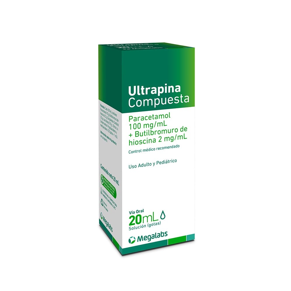 Ultrapina Compuesta 100 mg / 2 mg Solución 20 ml