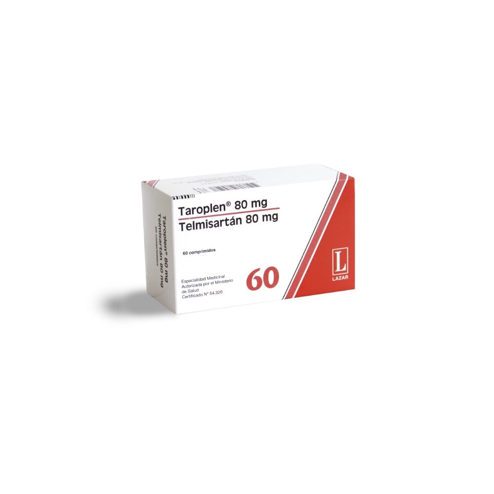 Taroplen 80 mg 60 Comprimidos