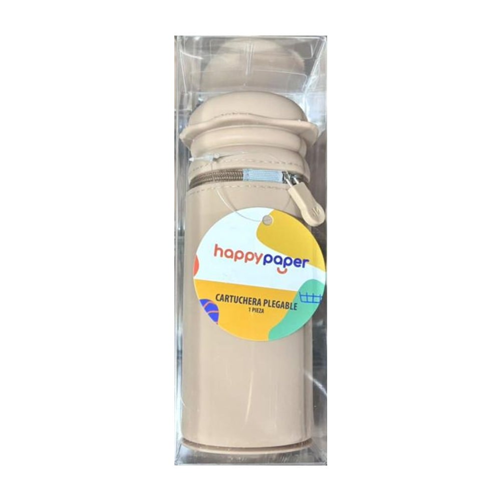 Cartuchera Happy Paper con Ventosa Colores Surtidos