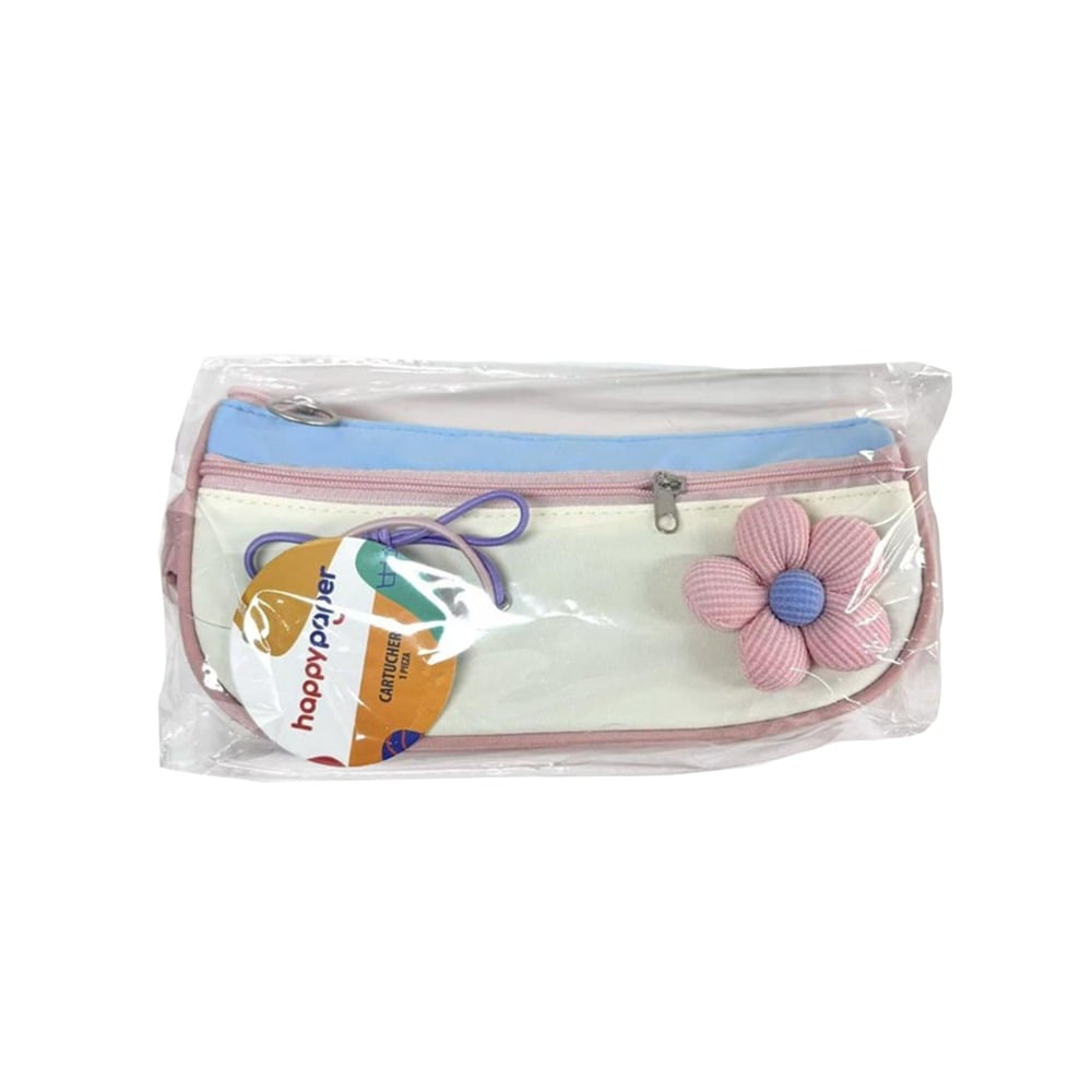 Cartuchera Happy Paper Flor Diseños Surtidos