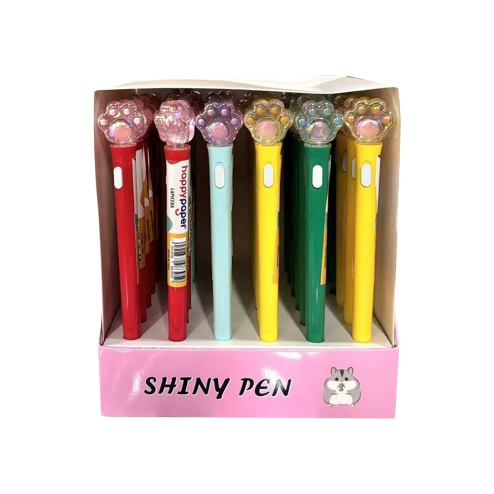 Lapicera Happy Paper Patita de Gato Colores Surtidos