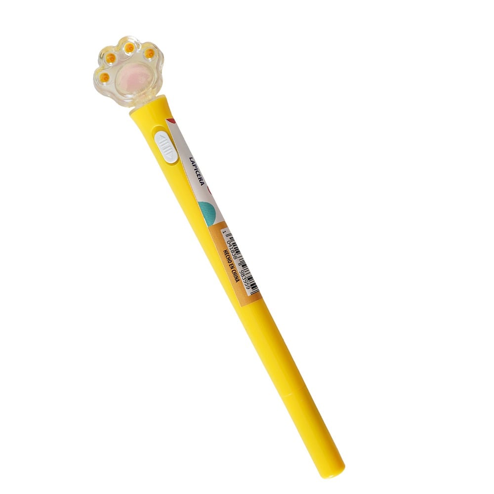 Lapicera Happy Paper Patita de Gato Colores Surtidos