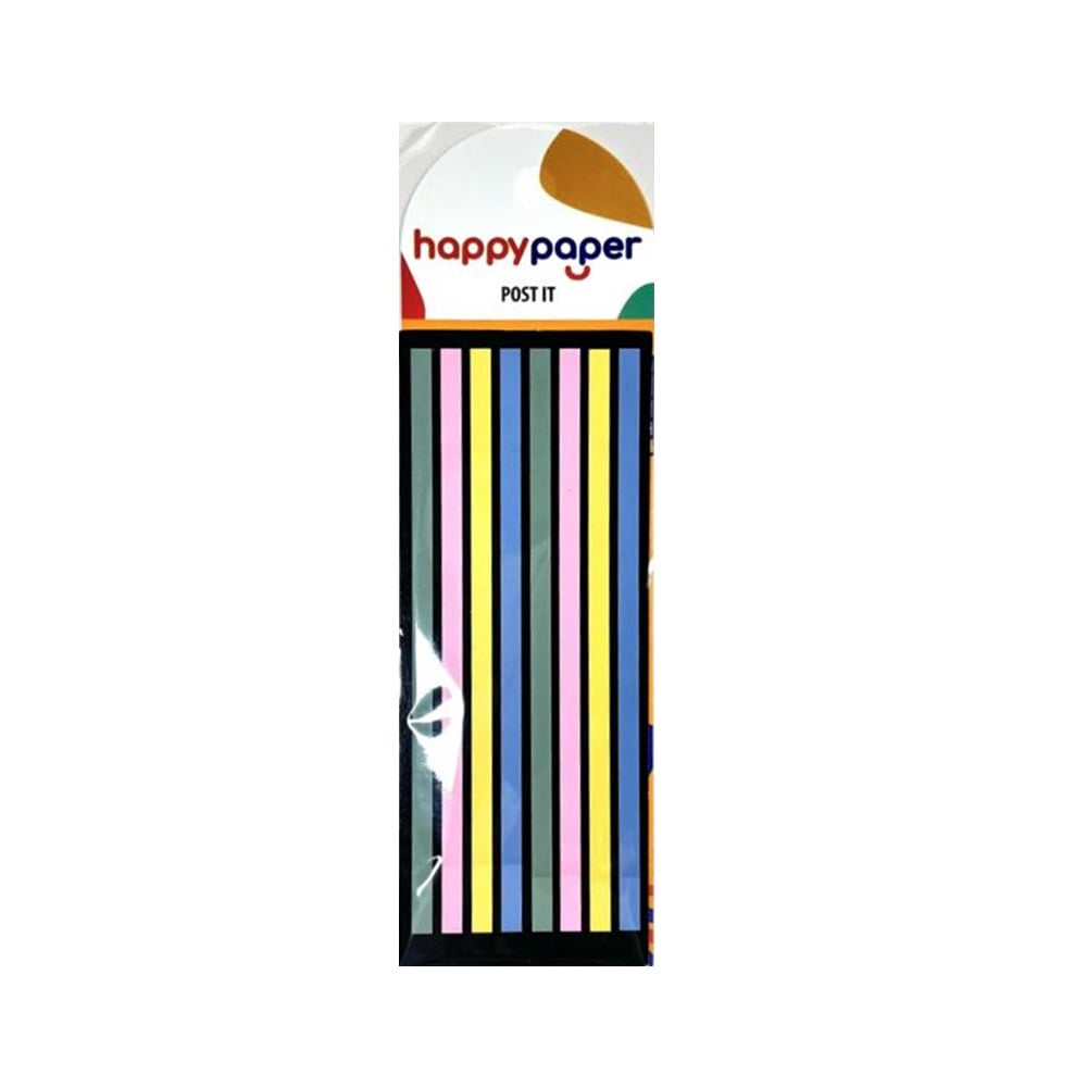 Notas Adhesivas Happy Paper Largas