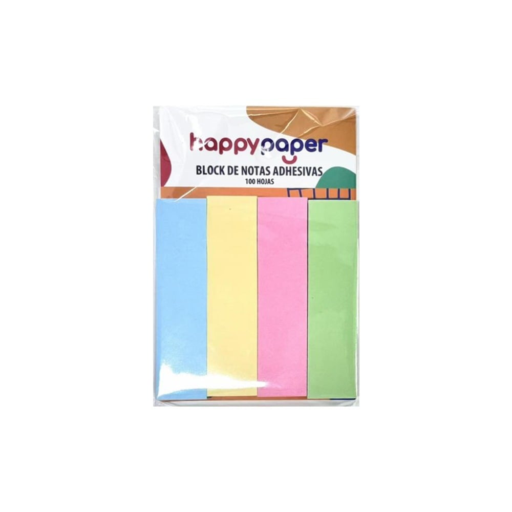 Notas Adhesivas Happy Paper Pastel 100 Hojas