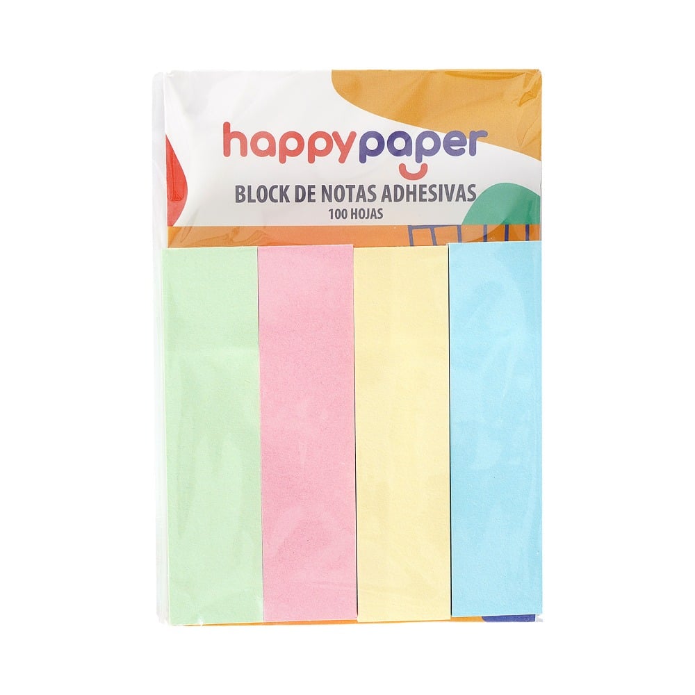 Notas Adhesivas Happy Paper Pastel 100 Hojas
