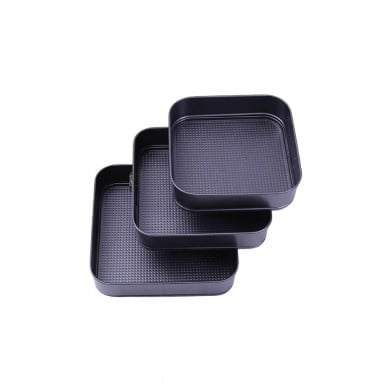 Set de 3 Bandejas para Horno Farma Hogar Cuadradas