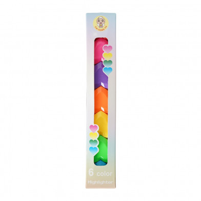 Marcadores Happy Paper Corazones 7 Unidades