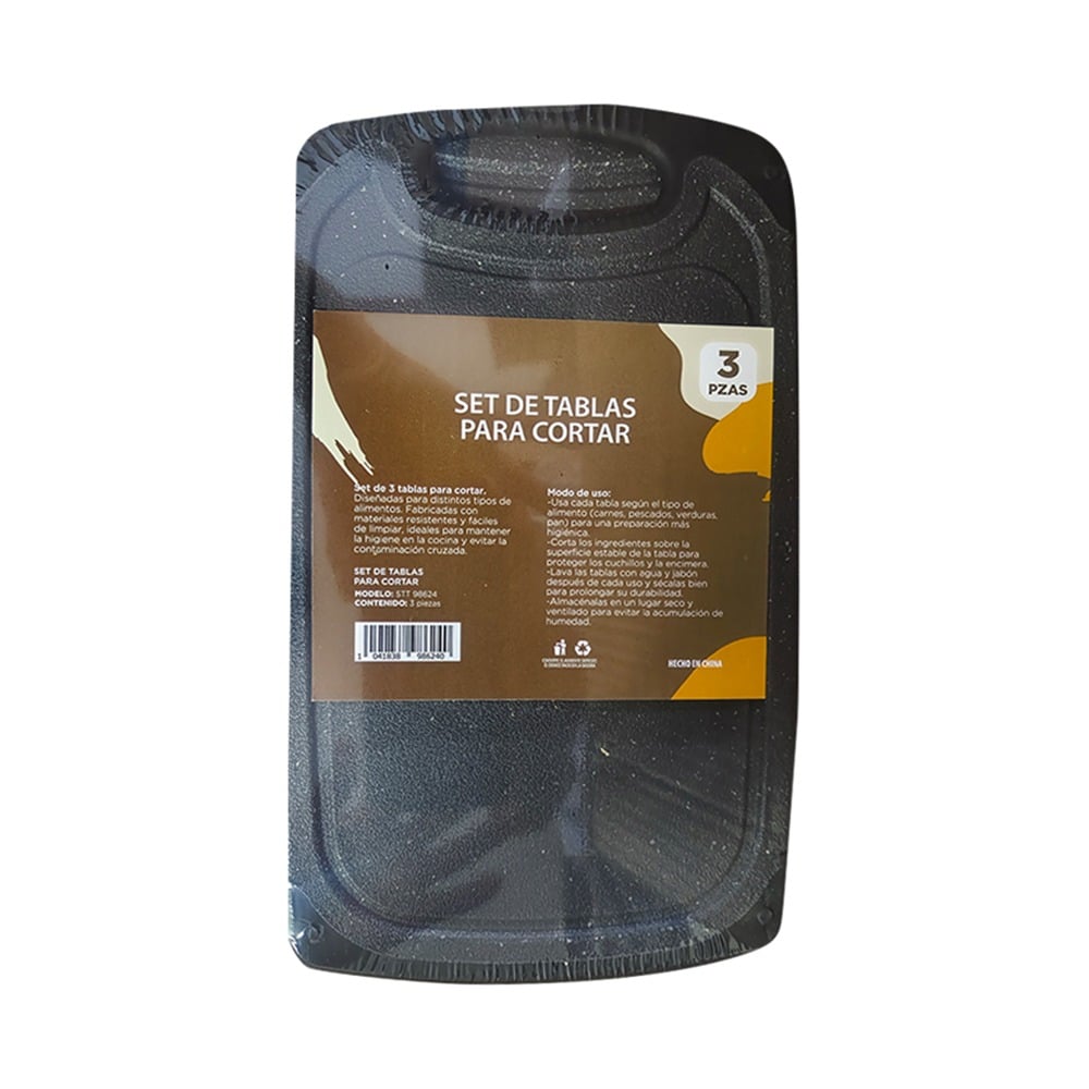 Set de 3 Tablas para Cortar Farma Hogar