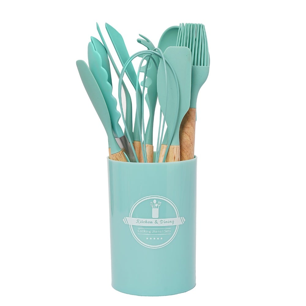Set de Utensilios de Cocina Farma Hogar Verde 12 Piezas
