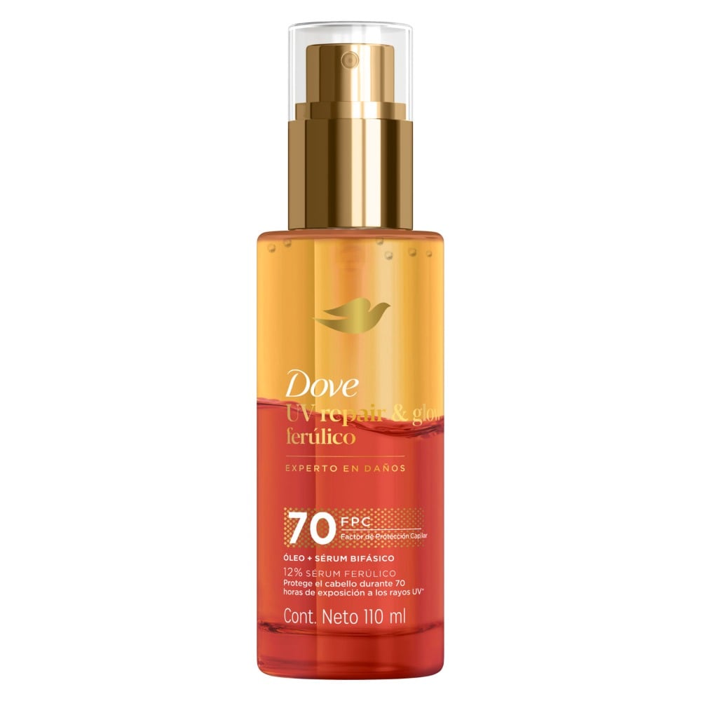 Tratamiento Dove Óleo Bifásico UV Repair & Glow 110 ml