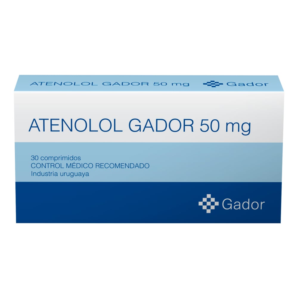 Atenolol Gador 50 mg 30 Comprimidos
