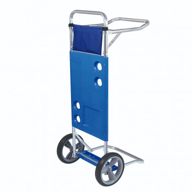 Carro Mesa Mor Playero de Aluminio Azul