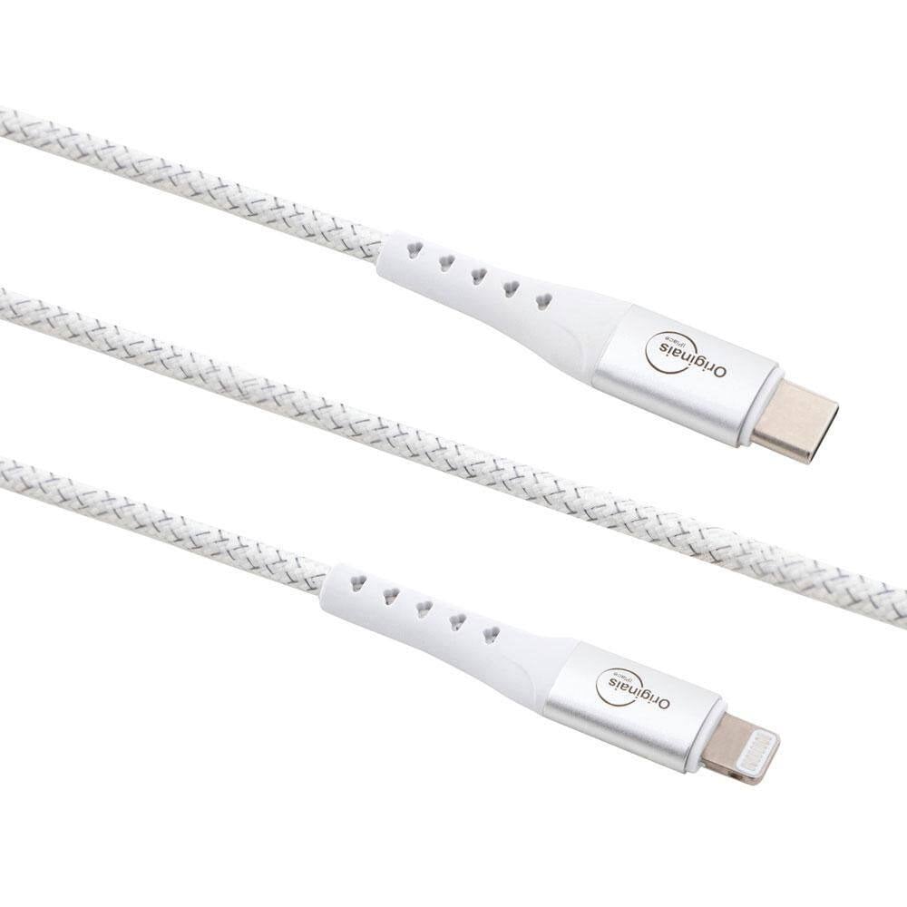 Cable Originales iPlace USB-C a Lightning Blanco 1.2 m