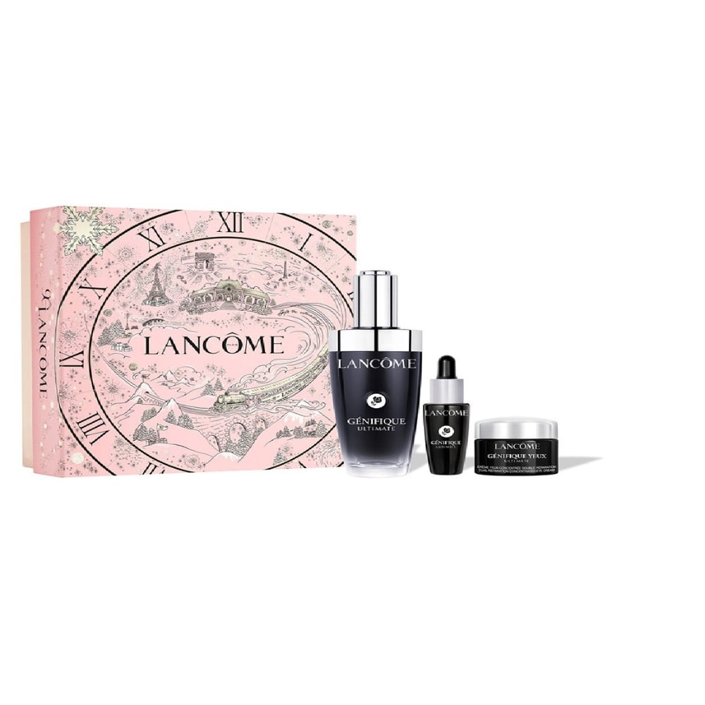Cofre Lancôme Sérum Genifique Ultimate 50 ml + Mini Talla 10 ml + Contorno de Ojos 5 ml