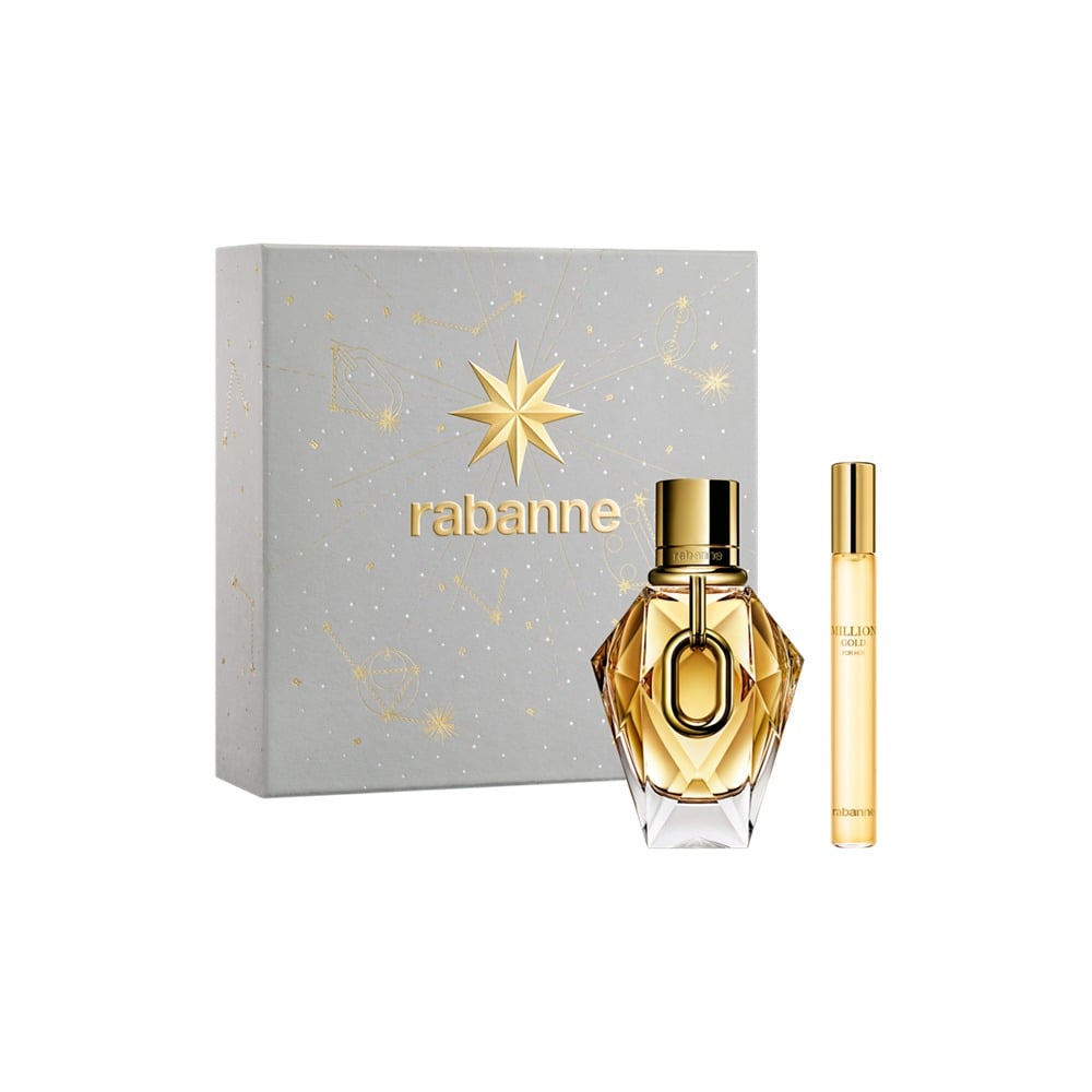 Cofre Rabanne Perfume Million Gold for Her EDP 50 ml + Mini Talla 10 ml 